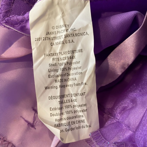 Disney Enchanting Ariel Purple and Green Mermaid Costume for Halloween - Picture 6 of 7